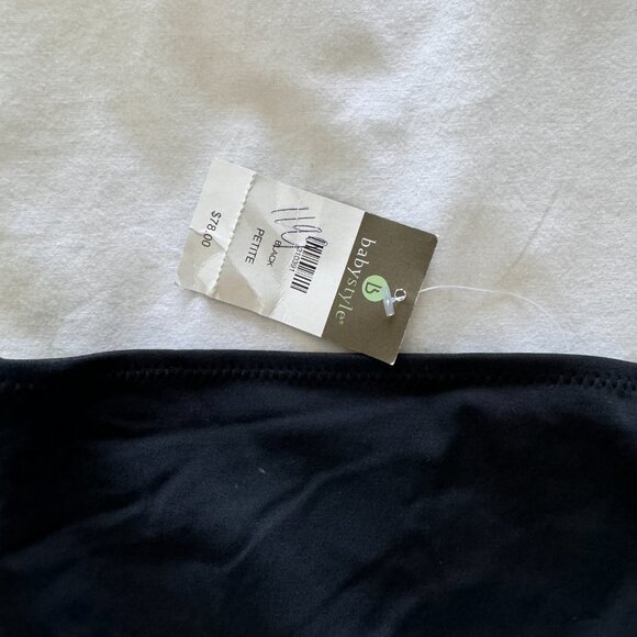 Babystyle NWT Black Tie bikini bottoms petite XS -Small 13.5" - Picture 11 of 11
